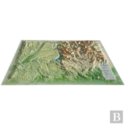 Bertrand.pt - Carte En Relief Du Verdon
