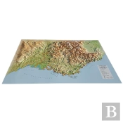 Carte En Relief Région Paca