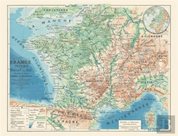 Bertrand.pt - Carte : France Physique