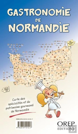 Bertrand.pt - Carte Gastronomique De Normandie