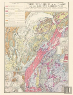 Bertrand.pt - Carte Géologique De La Savoie