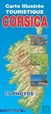Carte Illustrée Touristique Corse