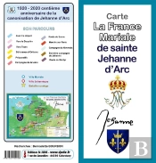 Carte La France Mariale De Jeanne D'Arc