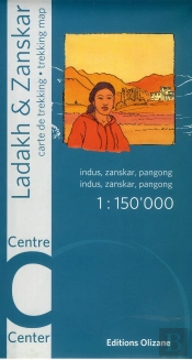 Carte Ladakh-Zanskar Centre Nouvelle Edition