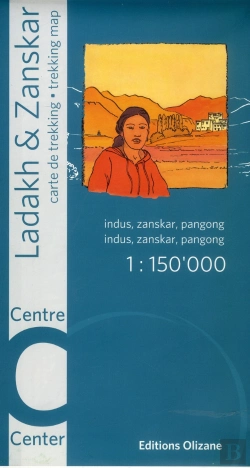 Bertrand.pt - Carte Ladakh-Zanskar Centre Nouvelle Edition