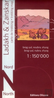 Carte Ladakh-Zanskar Nord Nouvelle Edition