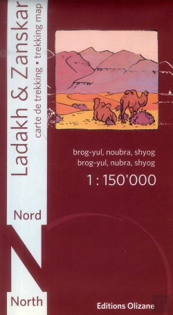 Bertrand.pt - Carte Ladakh-Zanskar Nord Nouvelle Edition