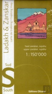 Carte Ladakh-Zanskar Sud Nouvelle Edition