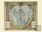 Carte : Mappemonde En Forme De Coeur
