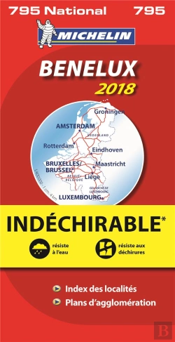 Bertrand.pt - Carte Nationale 795 Benelux Indechirable 2018