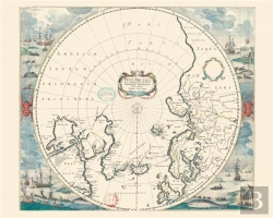 Bertrand.pt - Carte Pôle Arctique : Géographie Nostalgique