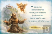 Carte Prière Saint François D'Assise 02p (Par 20)
