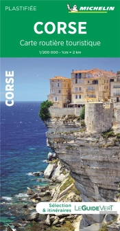 Carte Routière Touristique ; Corse