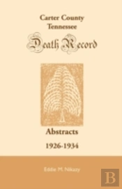 Carter County, Tennessee, Deaths: 1926-1