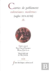 Cartes De Poblament Valencianes Modernes. Vol.Ii