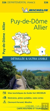 Cartes Départementales N.326 : Allier, Puy-De-Dôme