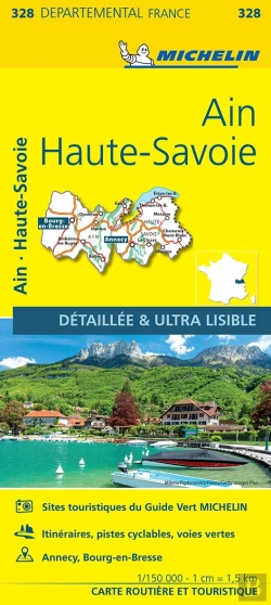 Bertrand.pt - Cartes Départementales N.328 : Ain, Haute-Savoie