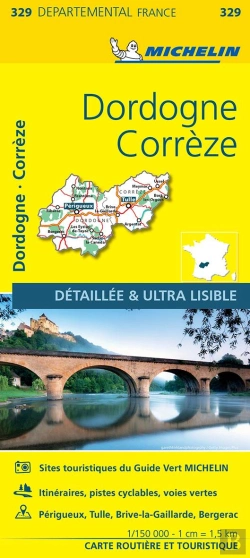 Bertrand.pt - Cartes Départementales N.329 : Corrèze, Dordogne