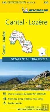 Cartes Départementales N.330 : Cantal, Lozère