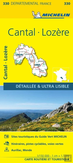 Bertrand.pt - Cartes Départementales N.330 : Cantal, Lozère