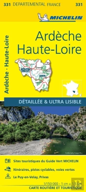 Cartes Départementales N.331 : Ardèche, Haute-Loire