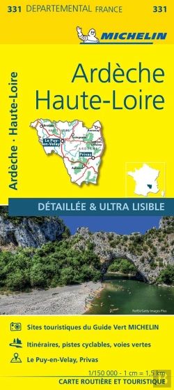 Bertrand.pt - Cartes Départementales N.331 : Ardèche, Haute-Loire