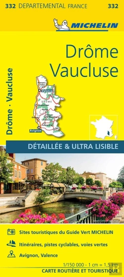 Bertrand.pt - Cartes Départementales N.332 : Drôme, Vaucluse
