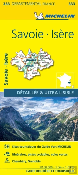 Bertrand.pt - Cartes Départementales N.333 : Isère, Savoie