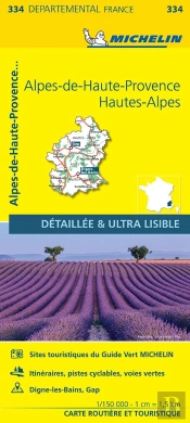 Cartes Départementales N.334 : Alpes De Haute-Provence, Hautes Alpes