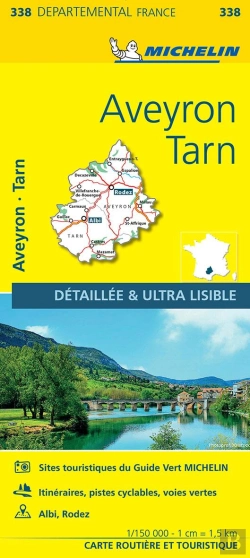Bertrand.pt - Cartes Départementales N.338 : Aveyron, Tarn