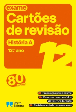Bertrand.pt - Cartões de revisão - Livro História A - 12.º ano