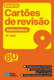 Cartões de revisão - Livro Matemática - 9.º ano