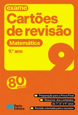 Bertrand.pt - Cartões de revisão - Livro Matemática - 9.º ano