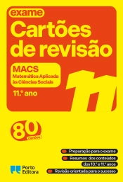 Cartões de revisão - Livro Matemática Aplicada às Ciências Sociais - 11.º ano