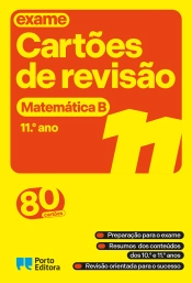 Cartões de revisão - Livro Matemática B - 11.º ano
