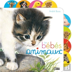 Bertrand.pt - Cartonnes A Onglets : Les Bebes Animau