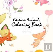 Cartoon Animals Coloring Book For Children (8.5x8.5 Coloring Book / Activity Book)
