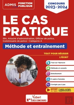 Bertrand.pt - Cas Pratique : Catégorie A ; Méthode Et Entraînement ; Annales 2022 Corrigées ; Concours Et Examens