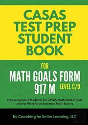 Casas Test Prep Student Book For Math Goals Form 917 M Level C/D