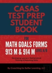 Casas Test Prep Student Book For Math Goals Forms 913m And 914m  Level A/B