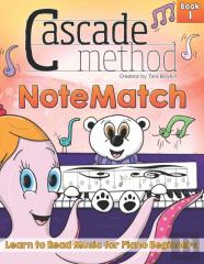Cascade Method Notematch Book 1 Learn To Read Music For Piano Beginners