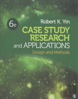 Case Study Research And Applications