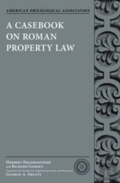 Casebook On Roman Property Law