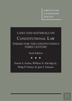Bertrand.pt - Cases And Materials On Constitutional Law