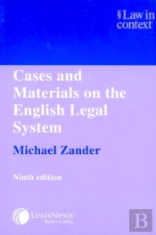 Cases And Materials On The English Legal System