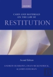 Cases And Materials On The Law Of Restitution