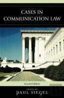 Cases In Communication Law