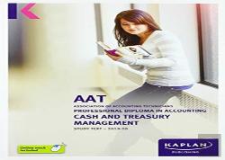 Cash And Treasury Management - Study Text