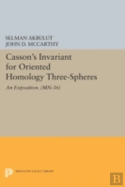 Bertrand.pt - Casson'S Invariant For Oriented Homology Three-Spheres