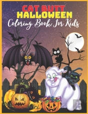 Cat Butt Halloween Coloring Book For Kids